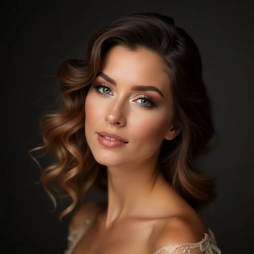 Retrato Glamour: Combina Sofisticación y Presencia en Línea